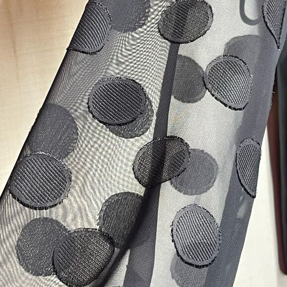 Calvin‎ Klein new black long sleeve see through sleeve, top blouse, size large - Picture 3 of 14